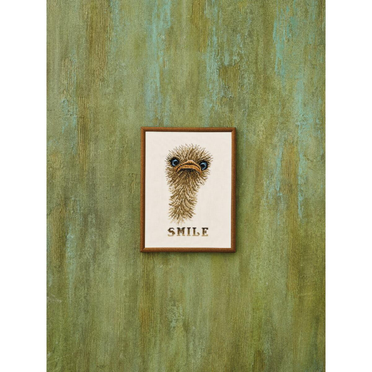 Permin counted cross stitch kit "Smiley...