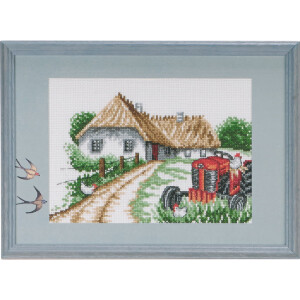 Permin counted cross stitch kit "Red Ferguson",...