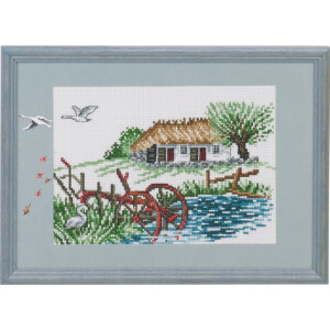 Permin counted cross stitch kit "Plow",...