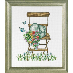Permin counted cross stitch kit "Chair with...