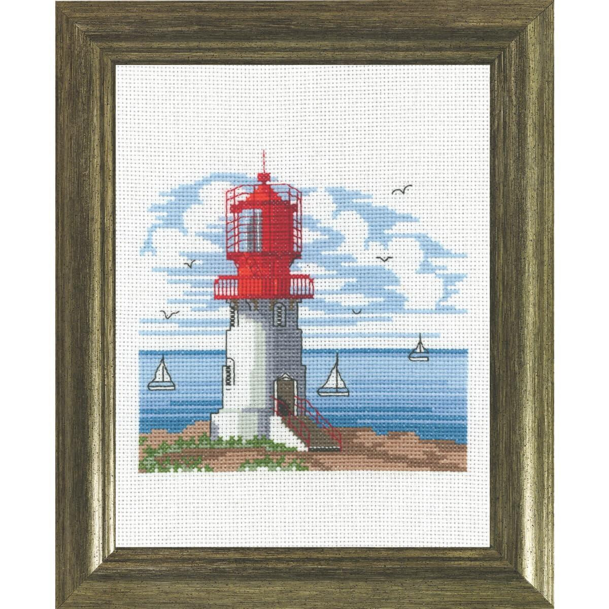 Permin counted cross stitch kit "Lighthouse",...