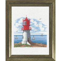 Permin counted cross stitch kit "Lighthouse", 17x22cm, DIY, 92-8554