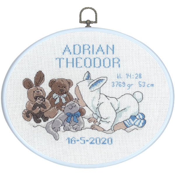 Permin counted cross stitch kit "Adrian", 26x20cm, DIY, 92-8806