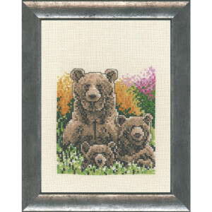 Permin counted cross stitch kit "Bear with...