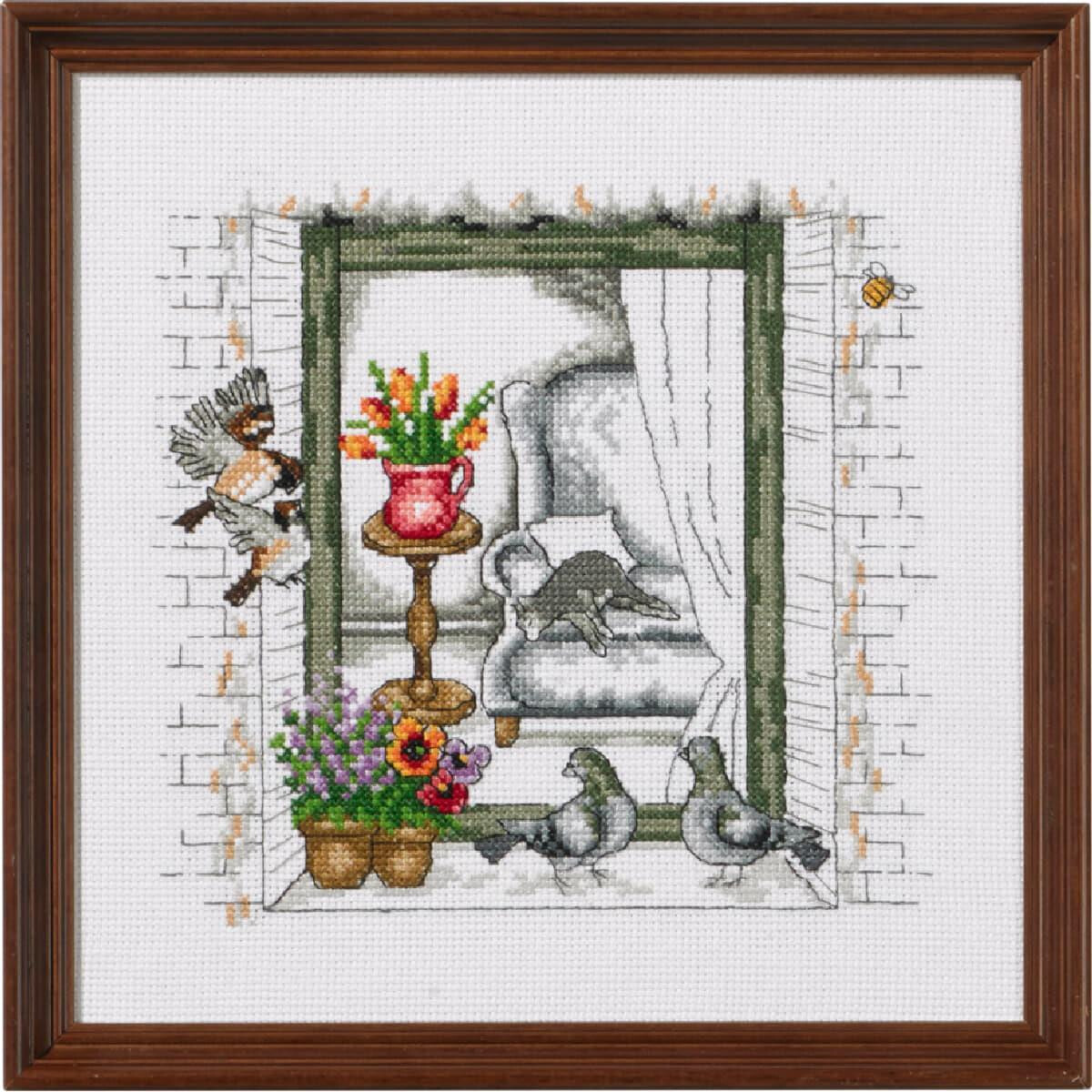 Permin counted cross stitch kit "Spring...