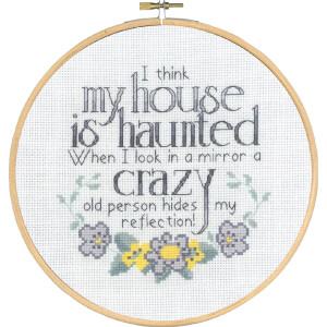 Permin counted cross stitch kit with hoop "Haunted...