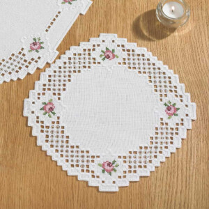 Permin counted Hardanger tablecloth stitch kit...