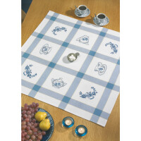 Permin tablecloth counted cross stitch kit "Kitchen I", 85x85cm, DIY, 44-1702
