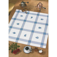 Permin tablecloth counted cross stitch kit "Kitchen II", 85x85cm, DIY, 44-9564