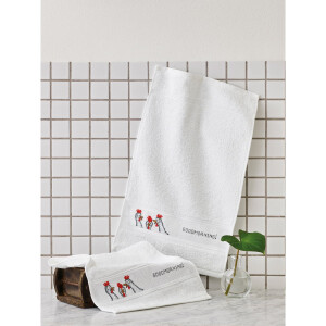 Permin Towels counted cross stitch kit, set of 2 pcs....