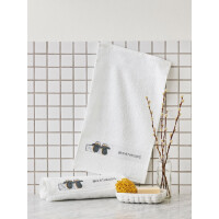 Permin Towels counted cross stitch kit, set of 2 pcs. "Baaathroom", 30x50cm, DIY, 28-2172