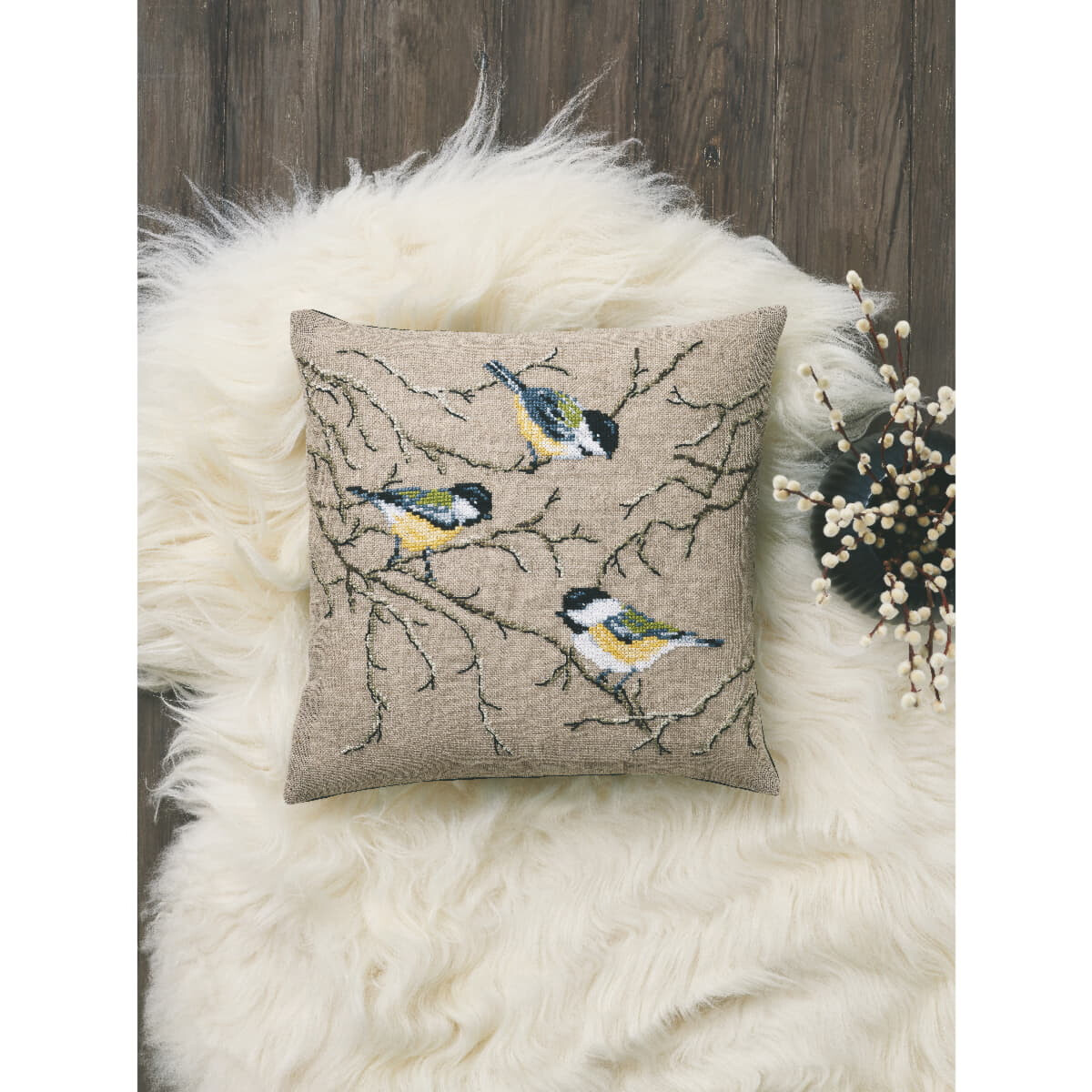 Permin cushion counted cross stitch kit "Great...
