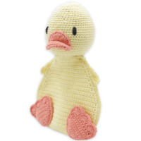 Hardicraft Chrochet kit Amigurumi "Jenny Duck", 19cm, cotton yarn with stuffing material, DIY