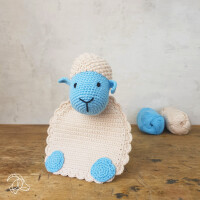 Hardicraft Chrochet kit Amigurumi "Lola Lamb", 19cm, cotton yarn with stuffing material, DIY