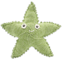 Set maglia Amigurumi "Sterre Starfish" Filato di cotone con imbottitura Meterial, 27cm, hc-41ck10