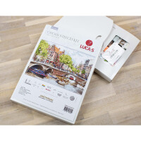 Luca-S counted cross stitch kit "Gold Collection Amsterdam", 47,5x32cm, DIY