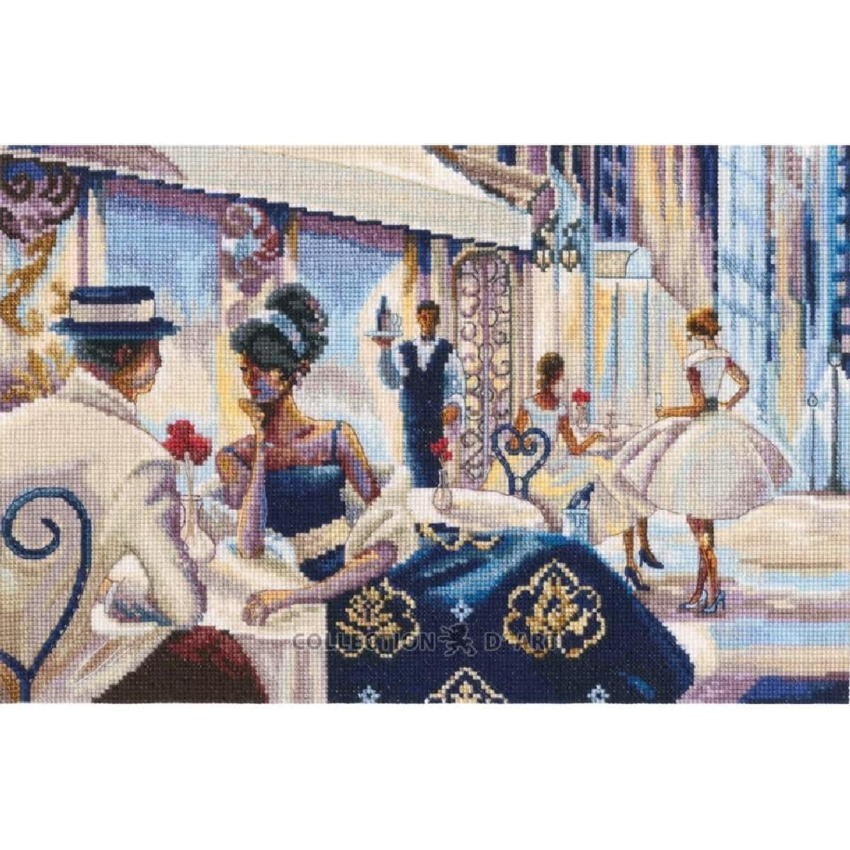 RTO counted cross stitch kit "Pleasant Evening in...