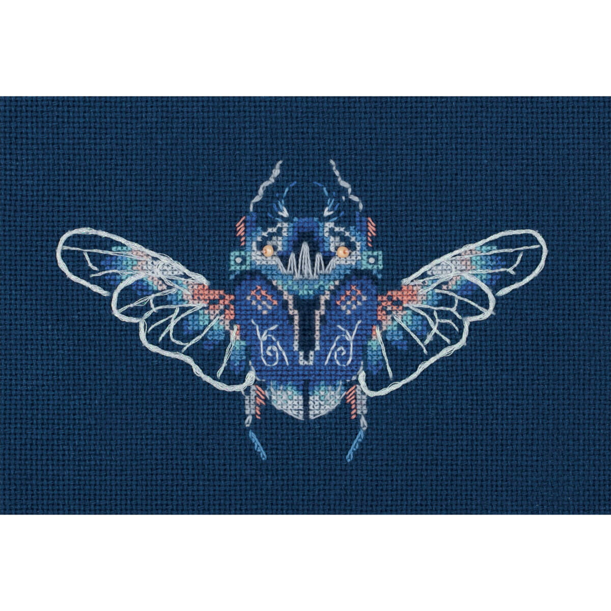 Panna counted cross stitch kit "Fantasy bugs,...