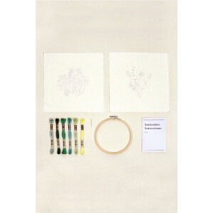 DMC stamped Mindful Making Stitch Kit "The water garden" set of 2 Designs with hoop, DIY