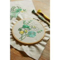 DMC stamped Mindful Making Stitch Kit "The water garden" set of 2 Designs with hoop, DIY