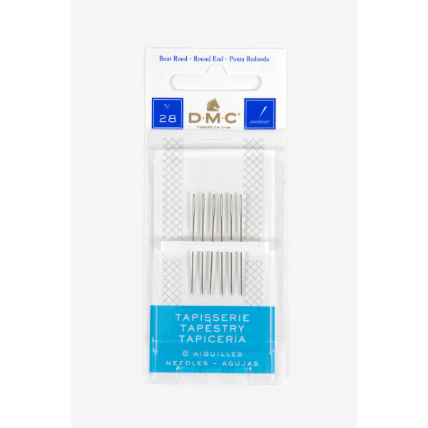 DMC Stitch Needle for Tapestry, rounded end, set of 6 pcs. size 28