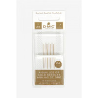 DMC Stitch Needle for Tapestry, rounded end, set 4 pcs. size 24, gold plated