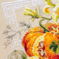 Magic Needle Zweigart Edition counted cross stitch kit "Pumpkin Fest", 30x20cm, DIY