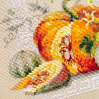 Magic Needle Zweigart Edition counted cross stitch kit "Pumpkin Fest", 30x20cm, DIY