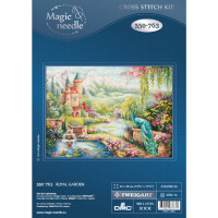 Magic Needle Zweigart Edition point de croix set "Jardin royal", motif à compter, 40x30cm