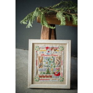 Vervaco counted cross stitch kit "Winter",...