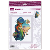 Riolis Set point de croix "Leçon de magie", modèle à compter, 24x30cm