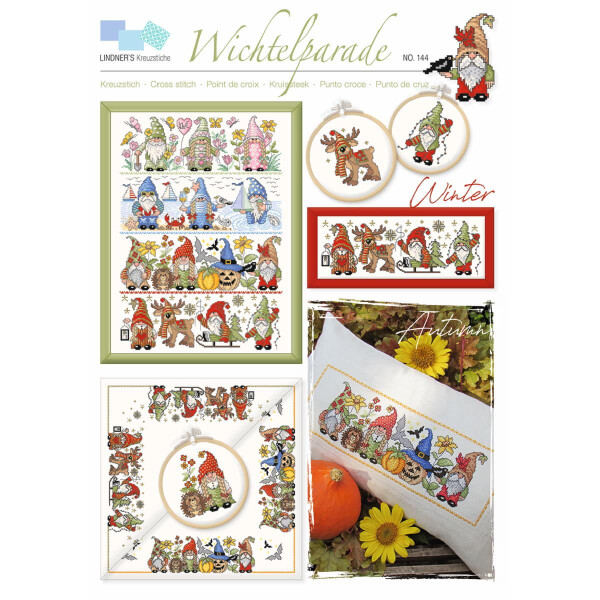 Lindner´s Cross Stitch counted Chart "Elf parade", 144