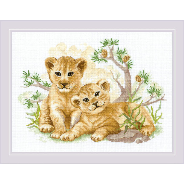 RIOLIS 8 Forget Me Nots Counted Cross Stitch Kit