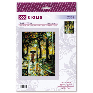 Riolis counted cross stitch kit "Night Park",...