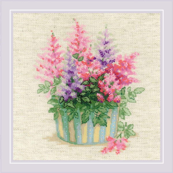 Riolis counted cross stitch kit "Astible", 25x25cm, DIY