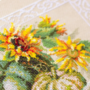 Magic Needle Zweigart Edition counted cross stitch kit "Autumn Gifts", 30x20cm, DIY