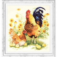Magic Needle Zweigart Edition counted cross stitch kit "Family", 39x41cm, DIY