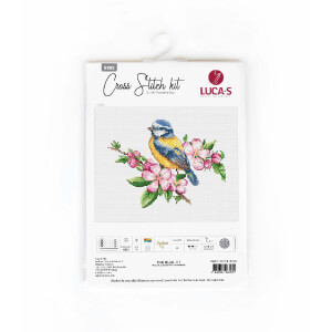 Luca-S counted cross stitch kit "The Blue Tit",...