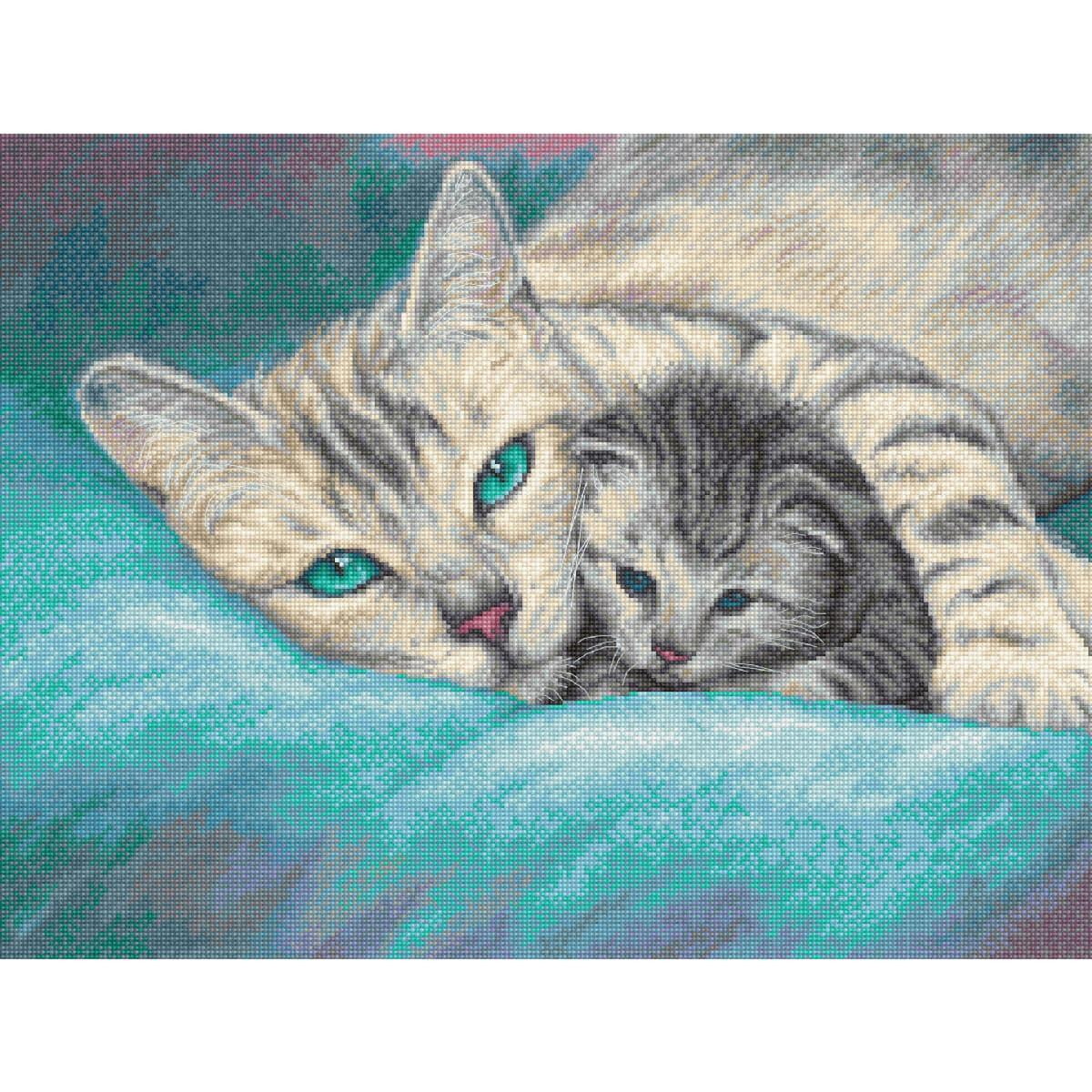 Letistitch counted cross stitch kit "Tucked...