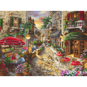 Letistitch counted cross stitch kit "Early Evening...