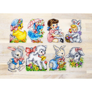 Letistitch counted cross stitch kit "Easter...