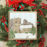 Bothy Threads counted cross stitch kit "A country Estate: Country Church", XSS16, 26x26cm, DIY
