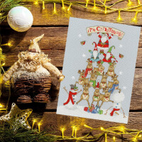 Bothy Threads counted cross stitch kit "Its Christmas!", XKTB7, 23x31cm, DIY