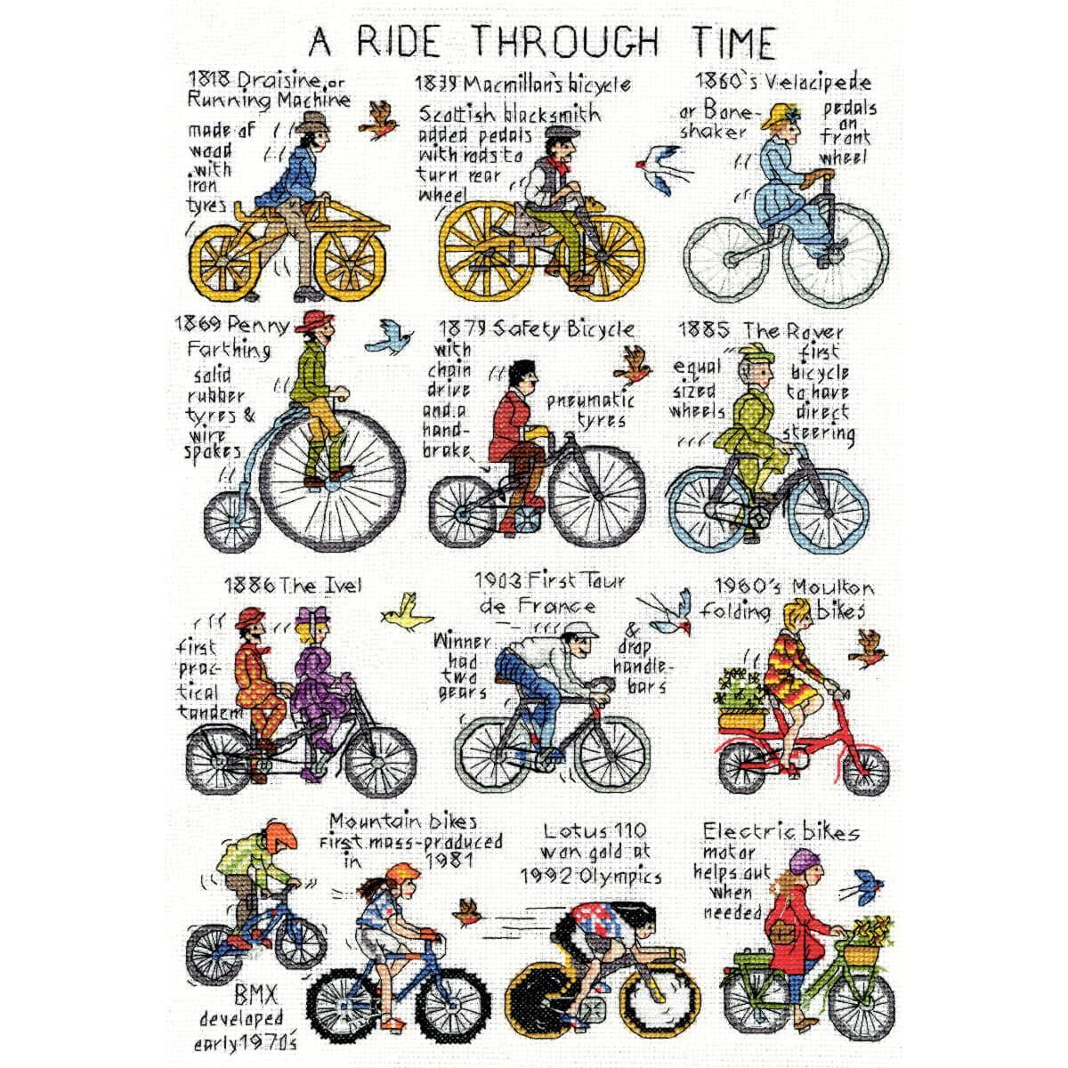 Bothy Threads counted cross stitch kit "A ride...