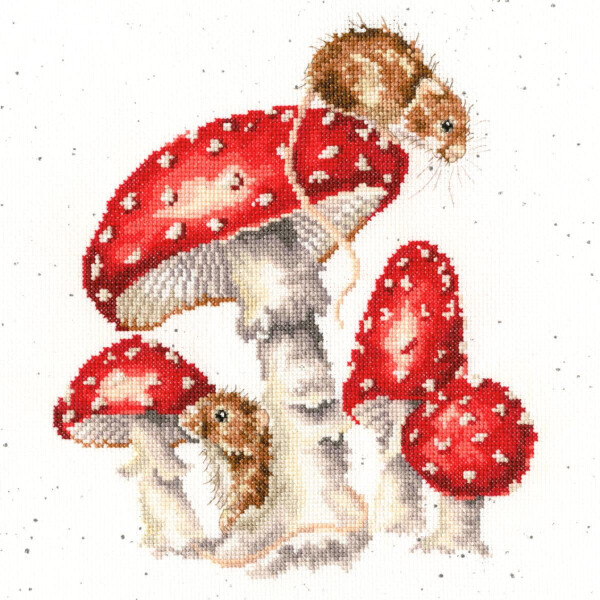 Bothy Threads counted cross stitch kit "The Fairy Ring", XHD101, 26x26cm, DIY