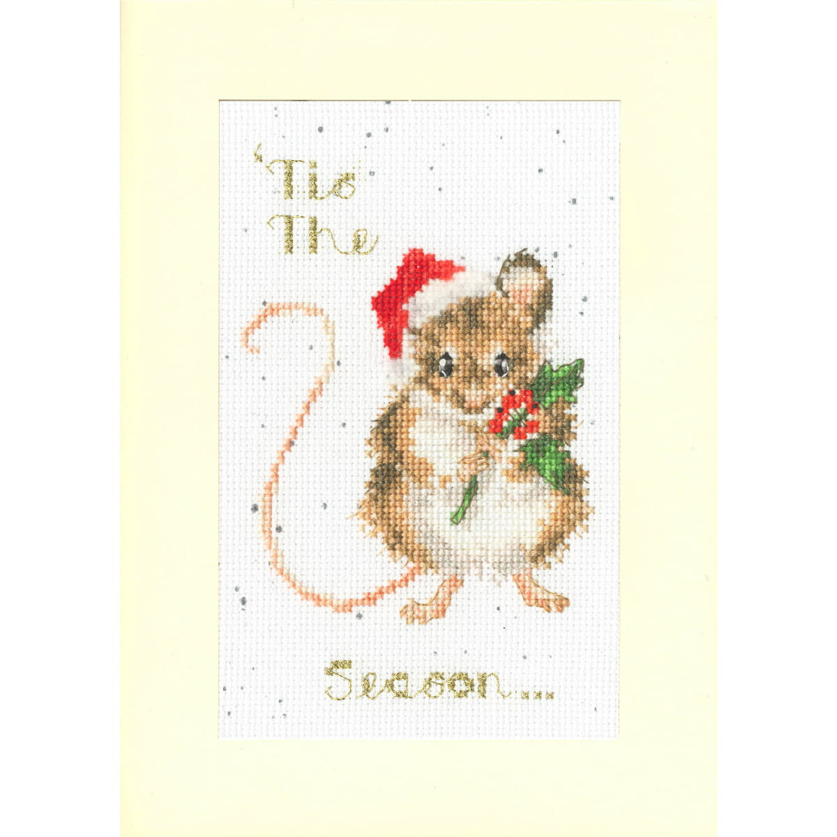 A Christmas-themed embroidery pack cross stitch from...