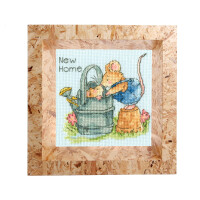 Bothy Threads  greating card counted cross stitch kit "Welcome Home", XGC37, 10x10cm, DIY
