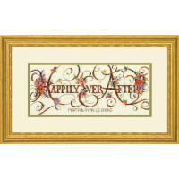 Dimensions counted cross stitch kit "Ever After", 30,4x12,7cm, DIY