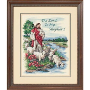 Dimensions stamped cross stitch kit "Lord Is My...