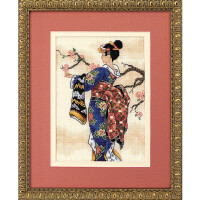Dimensions counted cross stitch kit "Gold Collection Petites Mai", 12,7x17,7cm, DIY